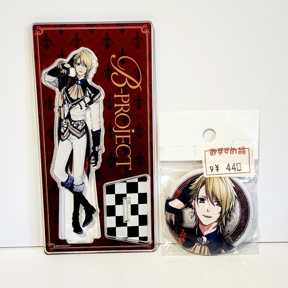 B-Project - Killer King - Teramitsu Haruhi Acrylic Stand & Can Badge Pin - Otome